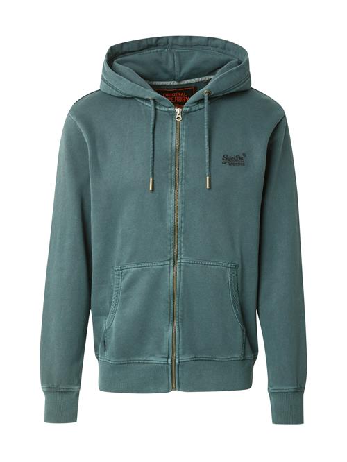 Superdry & Co Sweatjakke 'Essential'  mørkegrøn