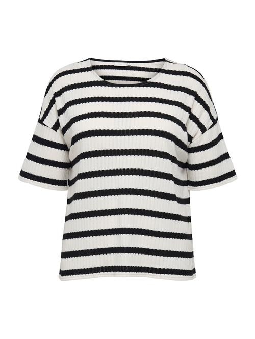 ONLY Carmakoma Shirts 'CARGrady'  sort / hvid