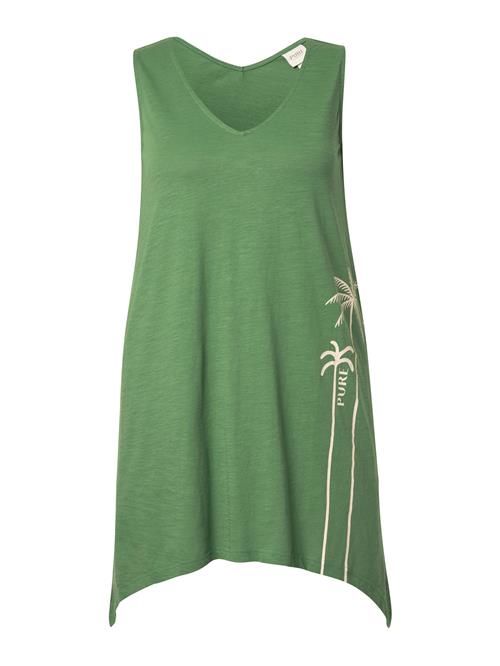 Ulla Popken Overdel  beige / græsgrøn