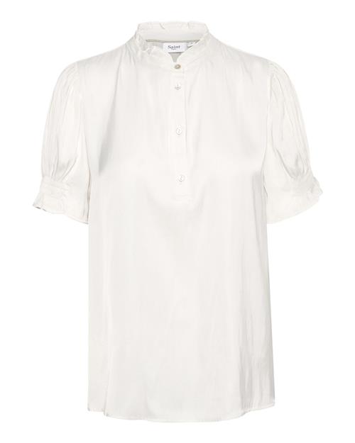 SAINT TROPEZ Bluse 'VeeniSZ'  hvid