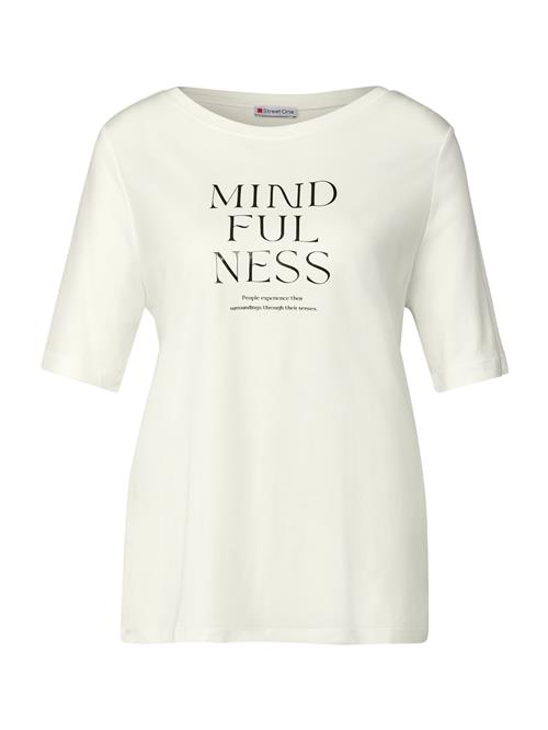 STREET ONE Shirts  sort / offwhite