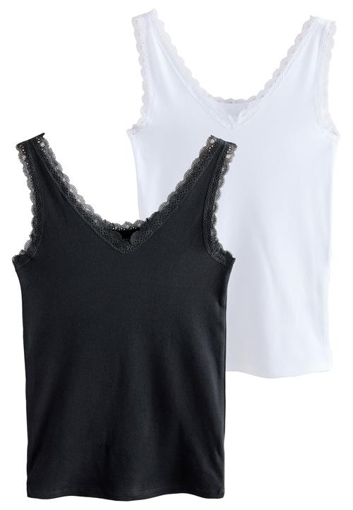 Next Overdel  sort / hvid