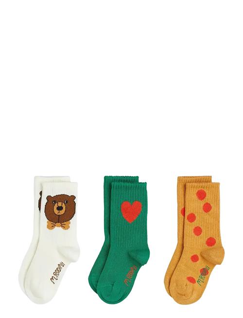 Mini Rodini | Bear 3-Pack Socks | 32/35