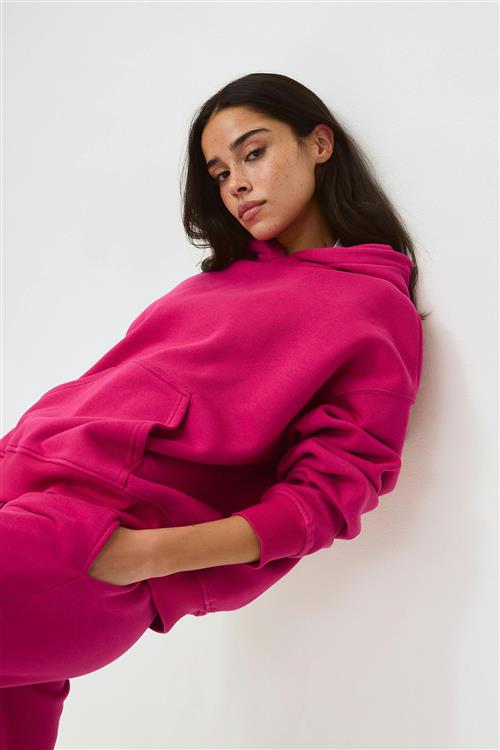 Gina Tricot - Iconic hoodie - hoodies - Lyserød - S - Dame