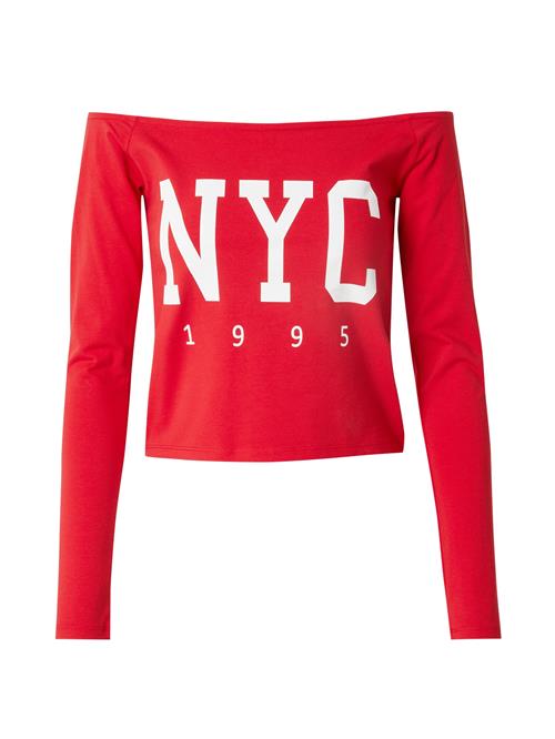 studioselect Shirts 'Naomi'  blodrød / hvid