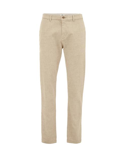 WE Fashion Lærredsbukser  beige-meleret