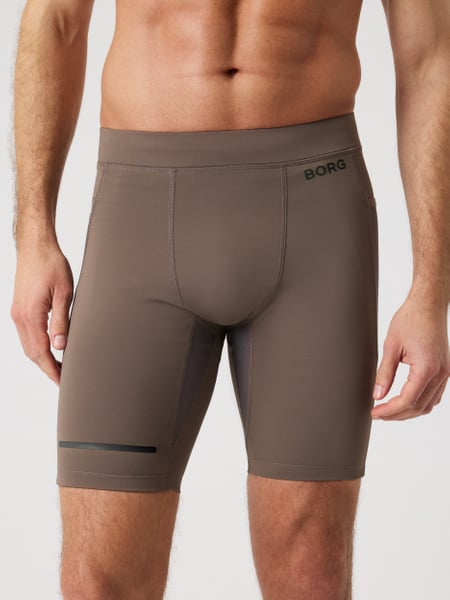 Björn Borg Borg Running Short Tights Brun, M