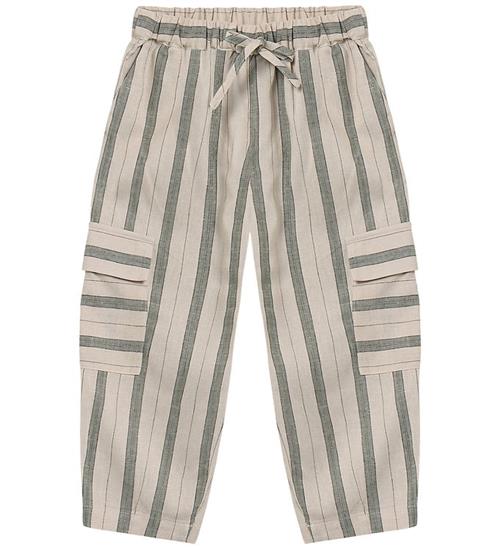 Fliink Bukser - Viskose/Hør - Vira - Hedge Green/Sandshell