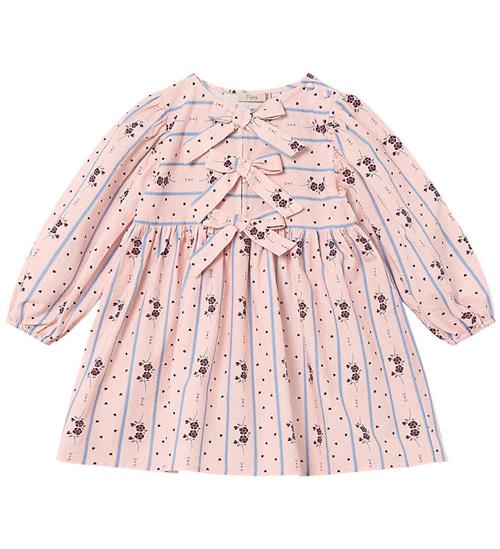 Fliink Kjole - Colombe - Chalk Pink AOP