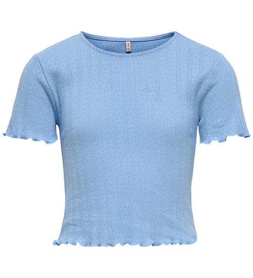 Kids Only T-shirt - Noos - KogCarlotta - Soft Chambray