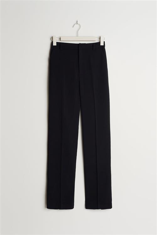 Gina Tricot - Straight petite trousers - Bukser - Sort - 38 - Dame