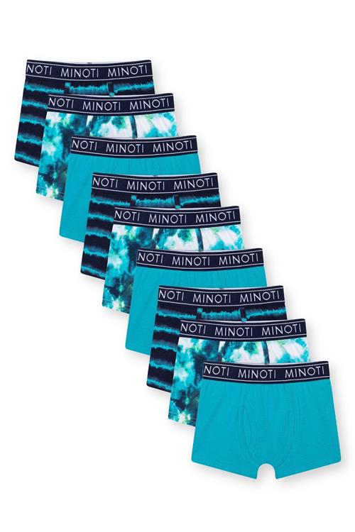 MINOTI Underbukser  turkis / sort / hvid