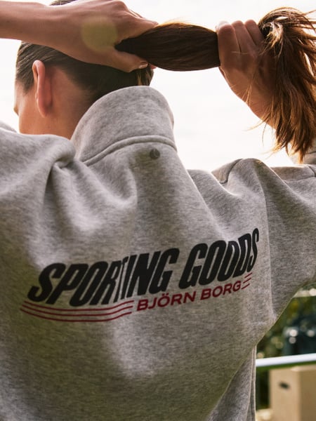 Björn Borg Borg Halfzip Sweatshirt Grå, M