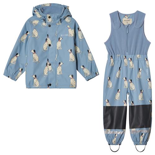 Kuling Ottawa Foret Regnsæt Dove Blue Dalmatian Dove Blue Dalmatian 86/92 cm Rain Blå  86/92 cm  unisex