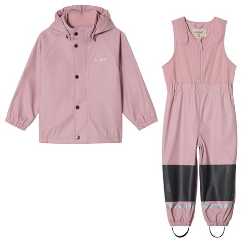 Kuling Ottawa Foret Regnsæt Dusty Pink Dusty Pink 134/140 cm Rain Lyserød  134/140 cm  unisex