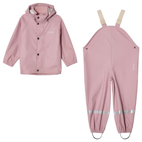 Kuling San Marino Uforet Regnsæt Dusty Pink Dusty Pink 134/140 cm Rain Lyserød  134/140 cm  unisex