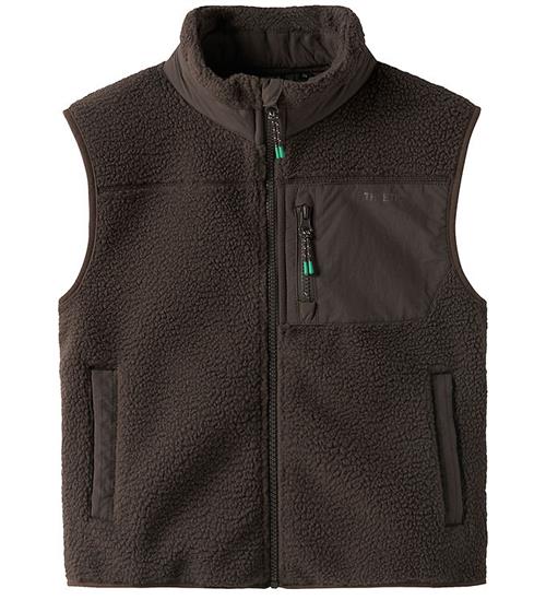 Name It Vest - Fleece - NkmMiller - Chocolate Brown
