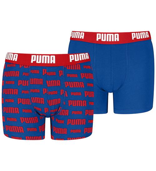 Puma Boxershorts - 2-pak - Rød/Blå