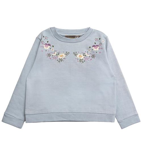 Hanevild Sweatshirt - Floral - Kentucky Blue