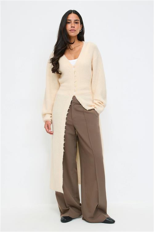 Gina Tricot - Shaped knitted dress - Strikkjoler - Gul - M - Dame