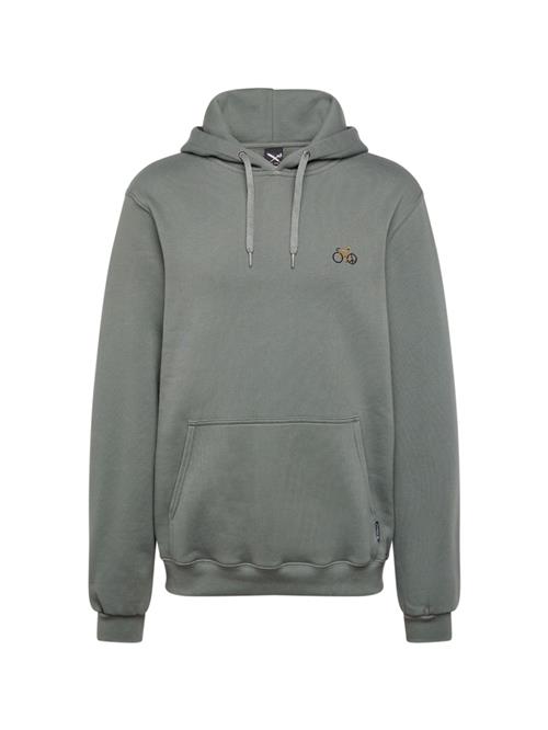 Iriedaily Sweatshirt 'Peaceride'  sand / mørkegrøn / sort