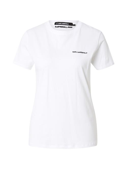 Karl Lagerfeld Shirts 'ESSENTIAL'  sort / hvid