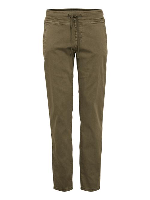 PULZ Jeans Lærredsbukser 'Rosita'  oliven