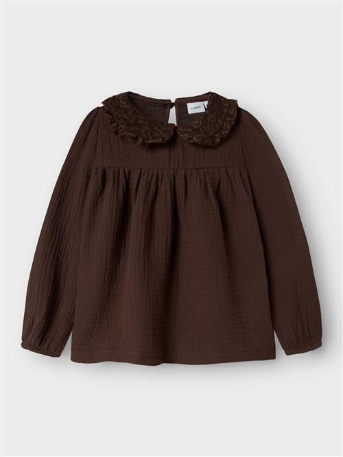 NAME IT Bluse Olyssa Seal Brown