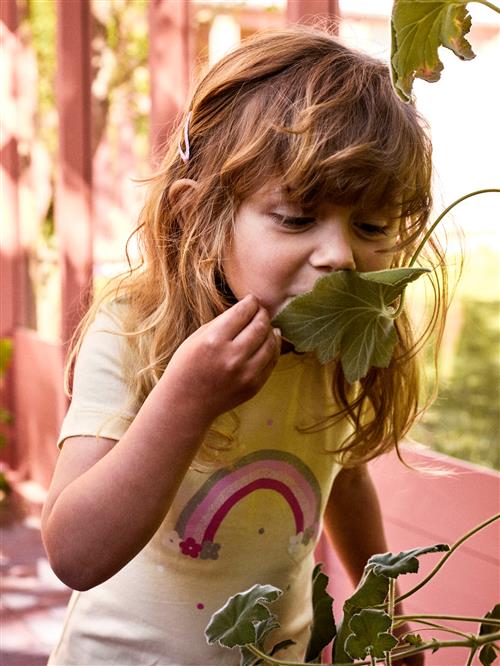 NAME IT T-shirt Dottas Pear Sorbet