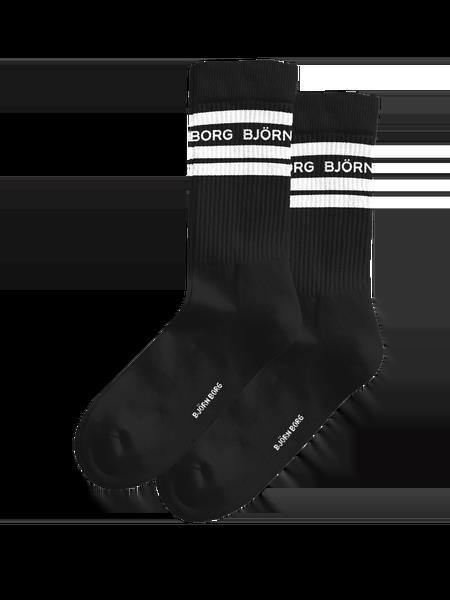 Björn Borg Classic Crew Socks 2-pack Sort, 41-45