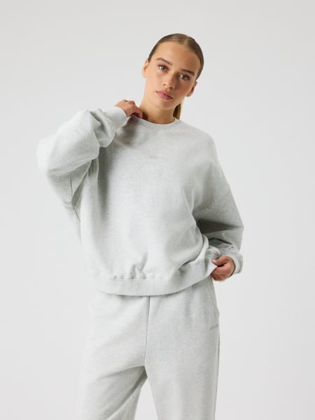 Björn Borg Studio Oversized Sweatshirt Grå, XS
