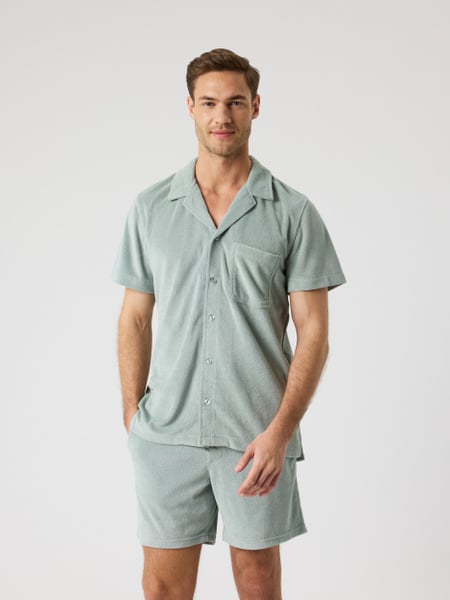 Björn Borg Borg Toweling Pool Shirt Grøn, XL