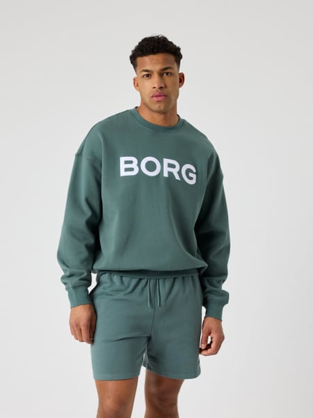 Björn Borg Borg Oversized Logo Sweatshirt Grøn, S