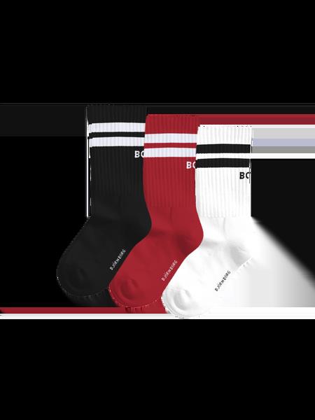 Björn Borg Classic Crew Socks 3-pack Sort, 31-35