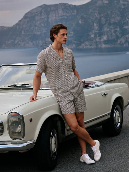 Björn Borg Borg Lyocell Resort Shirt Sort, L