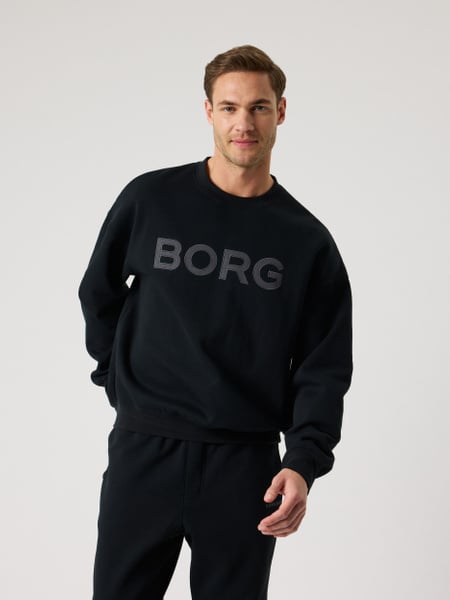 Björn Borg Borg Oversized Logo Sweatshirt Sort, L