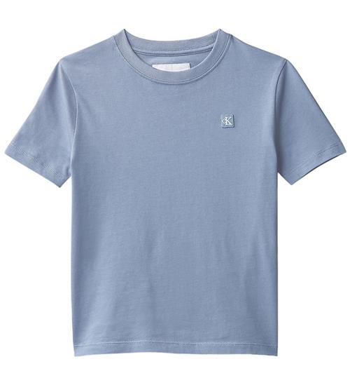 Calvin Klein T-shirt - Mono Mini Badge - Infinity Blue