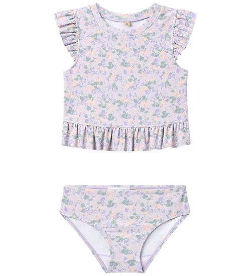 Wheat Bikini - UV40+ - Alma - Purple Light Petunias