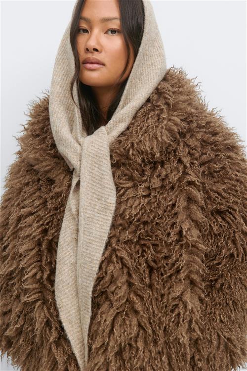 Gina Tricot - Knitted bonnet - Huer - Beige - ONESIZE - Dame