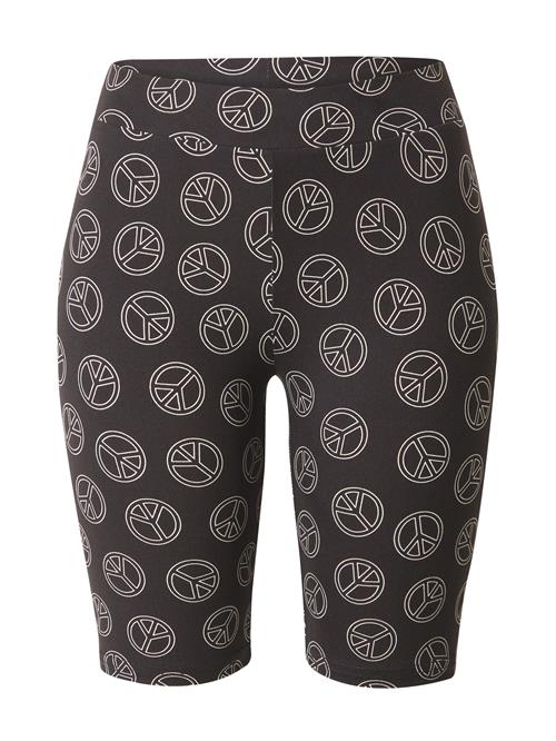 Urban Classics Leggings  sort / offwhite