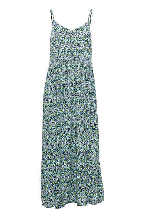 Fransa Sommerkjole 'Fun Dr 2'  blå / grøn / hvid