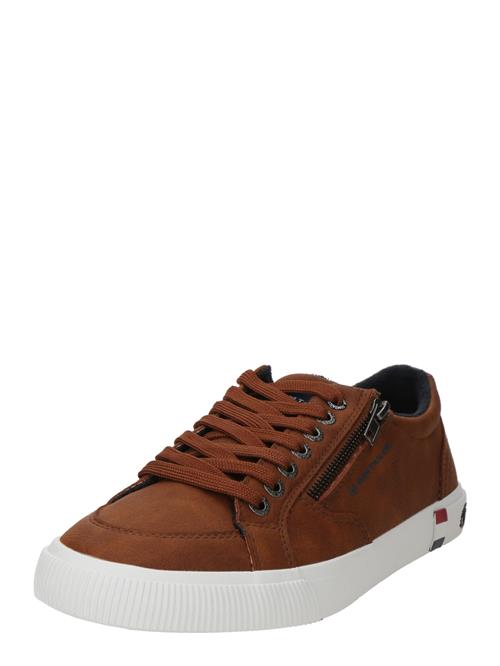 TOM TAILOR Sneaker low  kastaniebrun