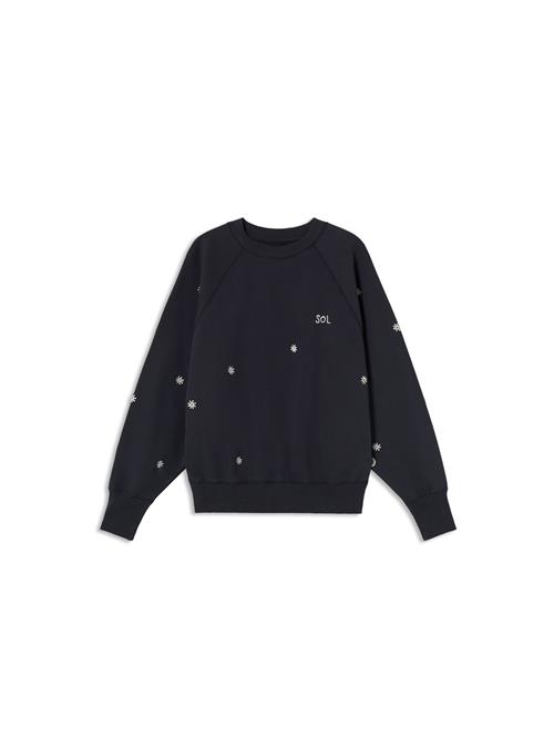 Thinking MU Sweatshirt 'Solsol Bonnie'  navy / hvid
