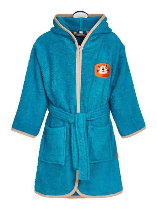 PLAYSHOES Badekåbe 'Dschungel'  beige / cyanblå / orange