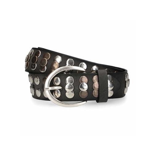 VANZETTI Bælte  guld / antracit / sølv