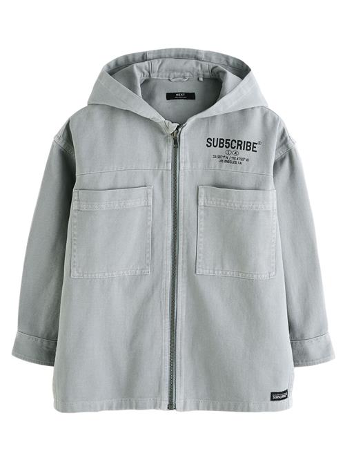 Next Overgangsjakke  grey denim / sort