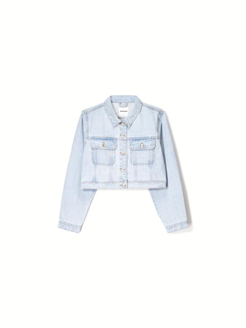 Bershka Overgangsjakke  lyseblå