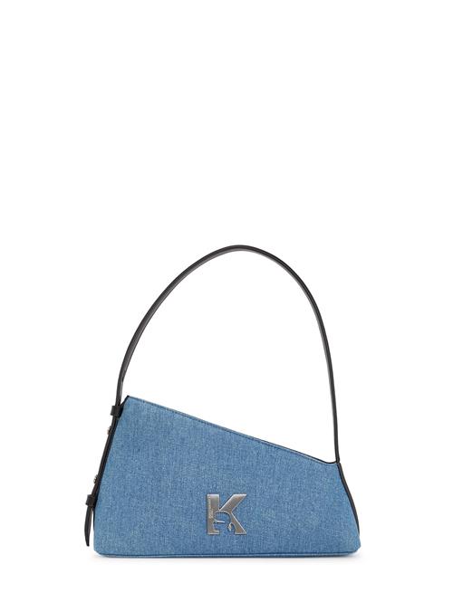 KARL LAGERFELD JEANS Skuldertaske  blå / sort / sølv