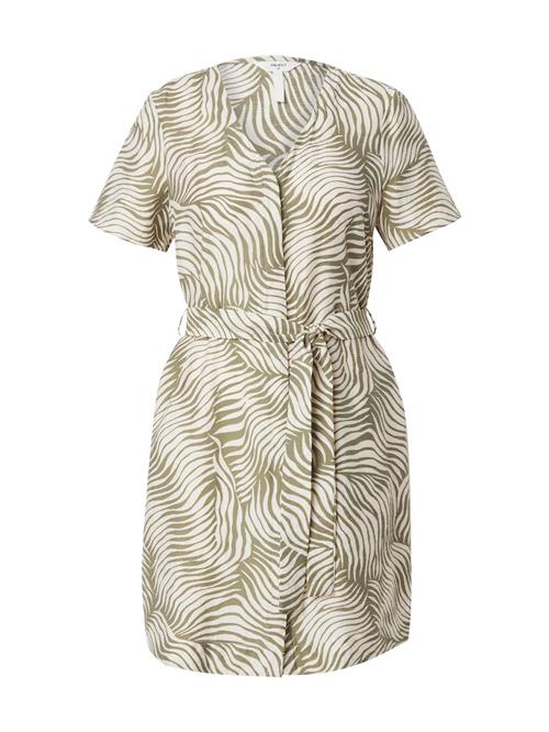 OBJECT Kjole  creme / oliven