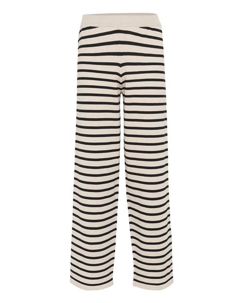 SAINT TROPEZ Bukser 'Mila'  beige / sort